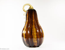 Load image into Gallery viewer, VINTAGE MURANO-ESQUE BLOWN GLASS GOURD 1/ NEW OLD STOCK
