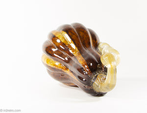 VINTAGE MURANO-ESQUE BLOWN GLASS GOURD 1/ NEW OLD STOCK
