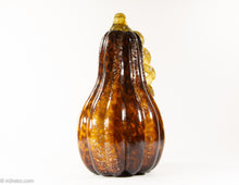 Load image into Gallery viewer, VINTAGE MURANO-ESQUE BLOWN GLASS GOURD 2/ NEW OLD STOCK
