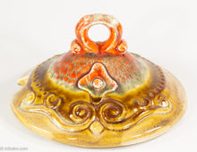 Load image into Gallery viewer, VINTAGE CERAMIC ORANGE AND BROWN SOUP TUREEN - 1970s
