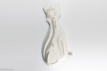Load image into Gallery viewer, LARGE CERAMIC SIAMESE CAT WALL HANGING/DECOR (LANE?)
