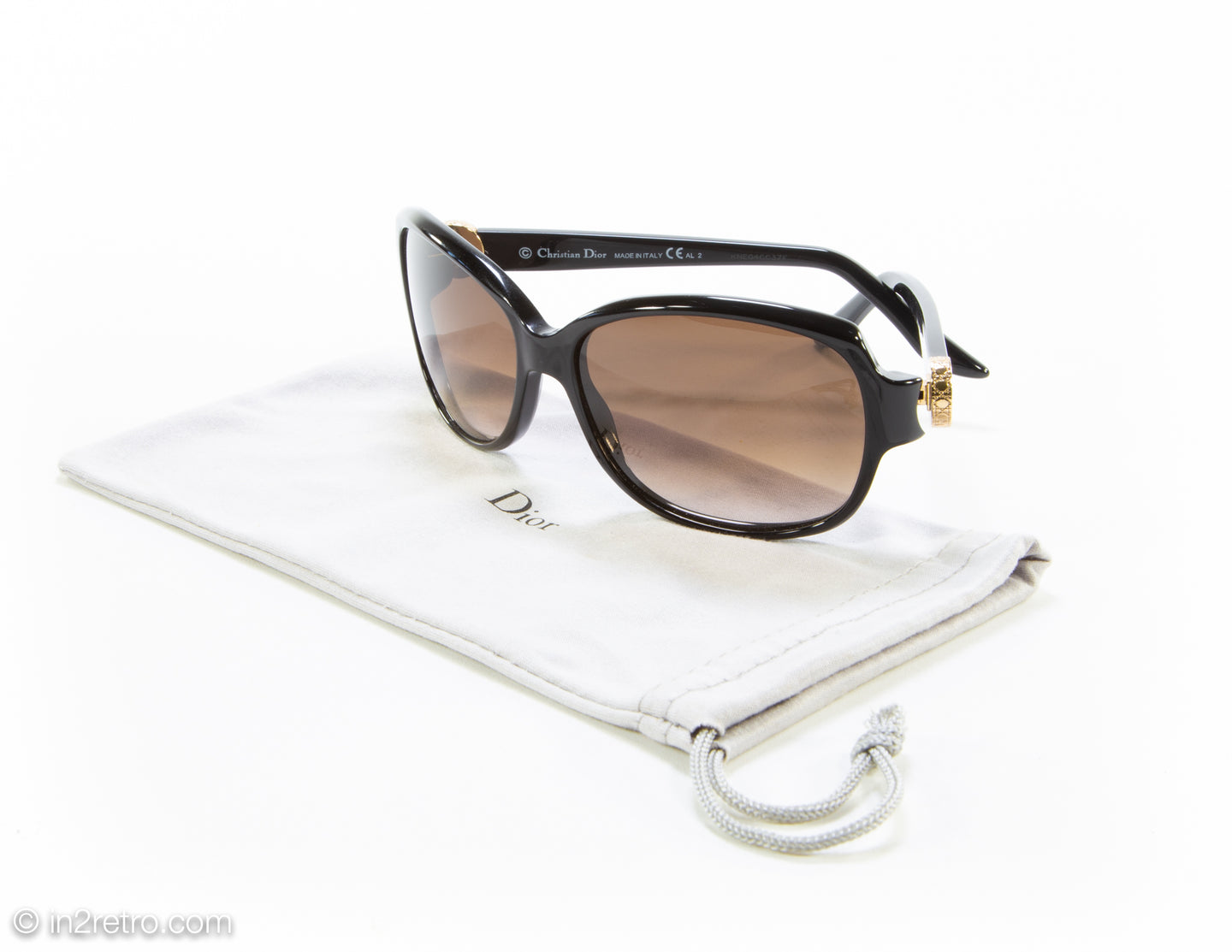 Dior CD Diamond S2I 10A0 Sunglasses | Black Square Sunglasses - US