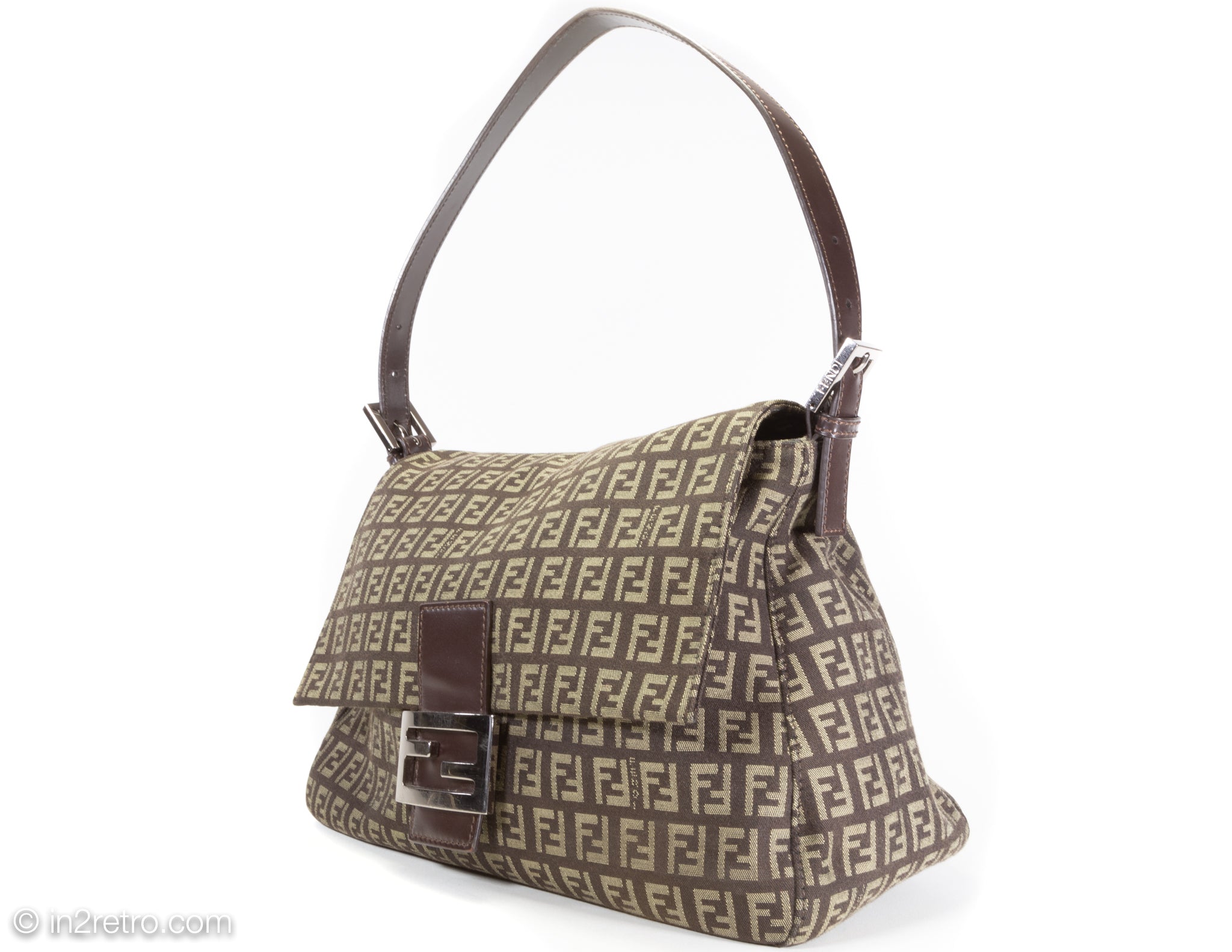 FENDI-Zucchino-Mamma-Baguette-PVC-Leather-Shoulder-Bag-8BR001 –  dct-ep_vintage luxury Store