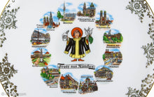 Load image into Gallery viewer, VINTAGE TIRSCHENREUTH BAVARIA/GERMANY DECORATIVE PLATE &quot;GREETINGS FROM MUNICH&quot;
