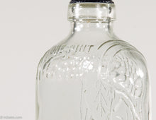 Load image into Gallery viewer, VINTAGE OWENS-ILLINOIS GLASS COMPANY GRAPE DECORATED PRESSED GLASS WINE BOTTLE/ 1930s
