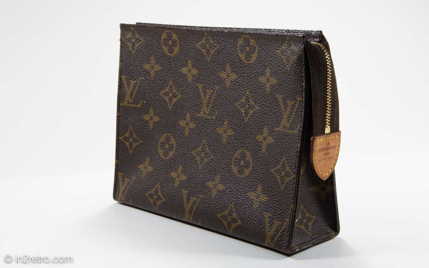 Pre-owned Louis Vuitton Box Pouch Bag Charm Monogram Eclipse