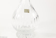 Load image into Gallery viewer, VINTAGE MIKASA WEST GERMANY PARK LANE DECANTER WITH STOPPER FULL LEAD CRYSTAL | ORIGINAL BOX WITH FORTUNOFF PRICE TAG
