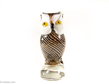 Load image into Gallery viewer, MURANO ART GLASS OWL SCULPTURE/FIGURE/STATUE 7 1/4 INCH TALL
