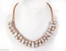 Load image into Gallery viewer, VINTAGE ARTISAN FRESHWATER PEARL COLLAR NECKLACE/ NEW OLD STOCK
