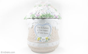 PRECIOUS MOMENTS ENESCO CERAMIC "THE KITCHEN IS THE HEART OF THE HOME" COOKIE JAR | 1995