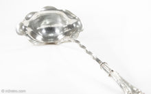Load image into Gallery viewer, LARGE SILVER PLATED SERVING LADLE 17 INCHES LONG | RARE
