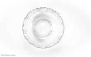 TIFFANY & CO. CRYSTAL BOWL FROM THE LOUIS COMFORT TIFFANY COLLECTION/ ORIGINAL STICKER