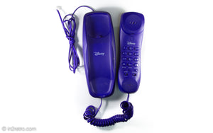 VINTAGE WALT DISNEY TINKERBELL PURPLE TRIM CORDED LANDLINE TELEPHONE | 2006