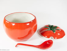 Load image into Gallery viewer, VINTAGE CERAMIC TOMATO SHAPED SOUP TUREEN

