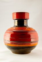 Load image into Gallery viewer, VINTAGE CARSTENS TÖNNIESHOF MID-CENTURY WEST GERMANY &quot;FAT LAVA&quot; GLAZED POTTERY VASE
