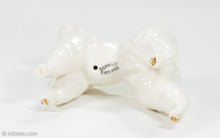 Load image into Gallery viewer, BESWICK ENGLAND WHITE POODLE DOG BONE CHINA GRAHAM TONGUE FIGURINE/STATUE
