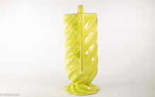 Load image into Gallery viewer, RARE VINTAGE RED WING CHARTREUSE VASE MID CENTURY 1940s-1950s
